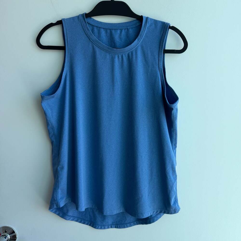 Unbranded Women's Athletic Performance Tank Top Blue Size M